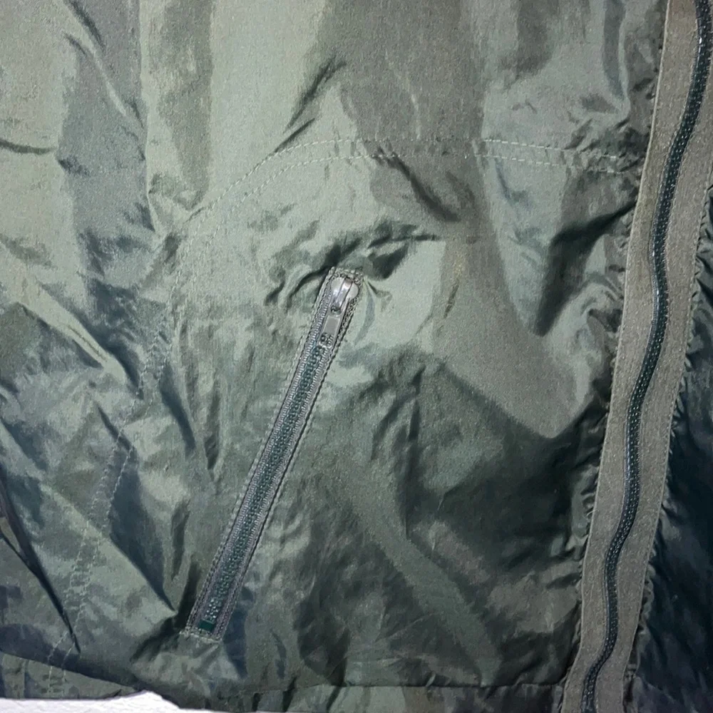 Hooded Windbreaker Vest with‎ Pockets by Metrop - Green - Fishing - Hiking